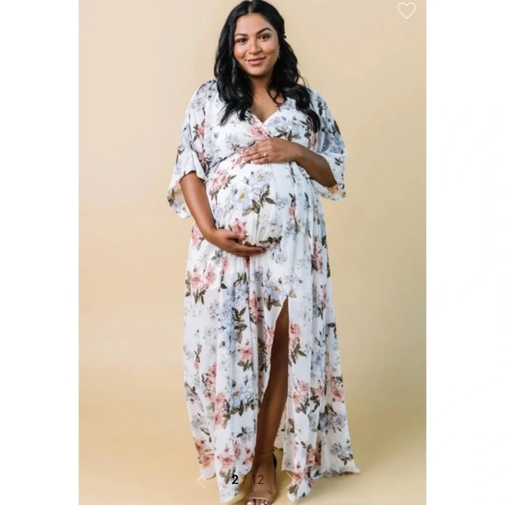 Baltic Born Kia Floral Kimono Maxi Dress - Picture 2 of 6